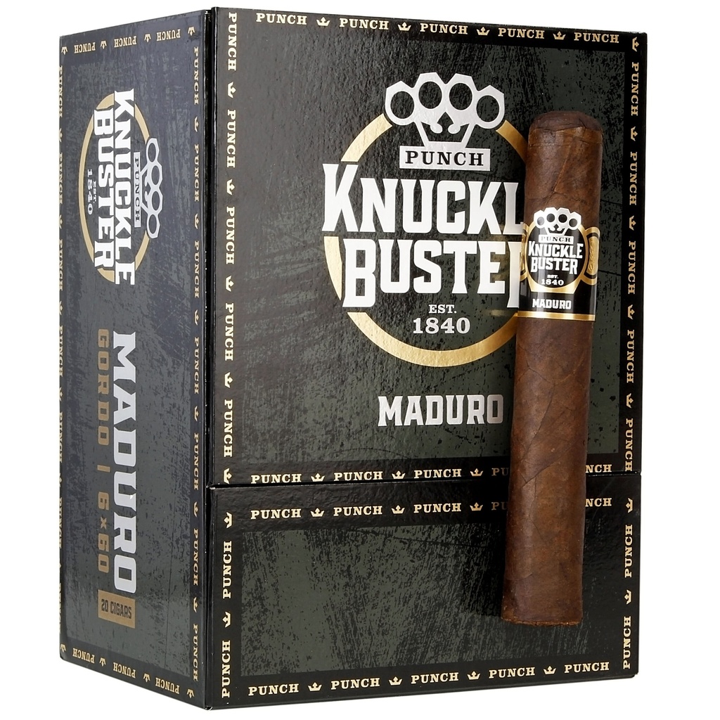 Punch Knuckle Buster Maduro Gordo 6" * 60