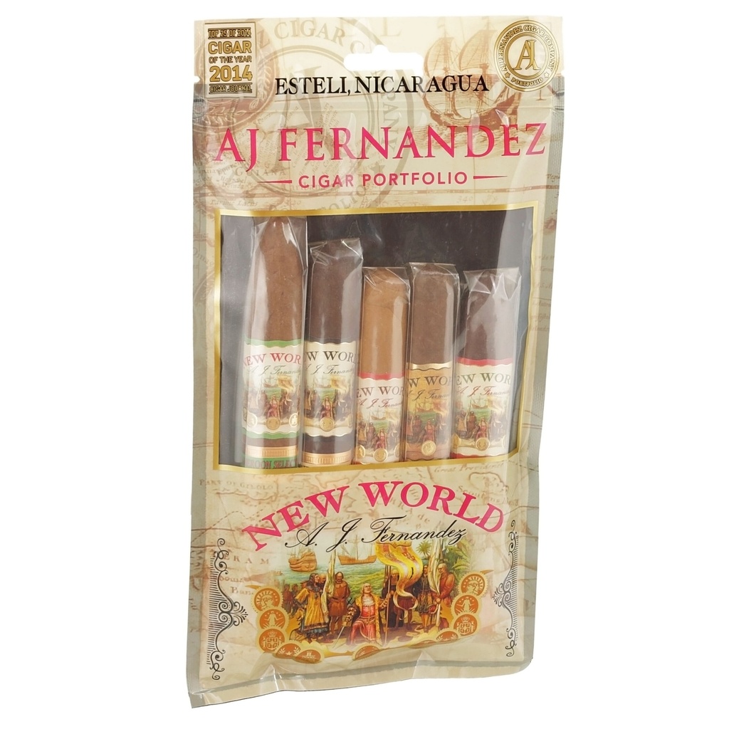 AJ Fernandez New World Fresh Pack 5-Cigar Sampler