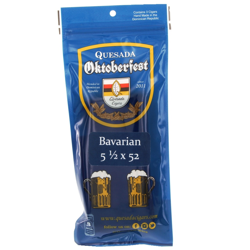 Quesada Oktoberfest Bavarian 3-Cigar Sampler