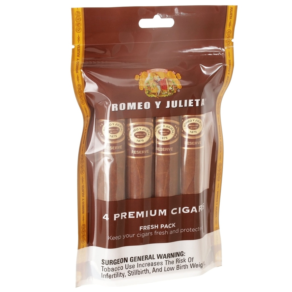 Romeo y Julieta Reserve Toro Fresh Pack 4-Cigar Sampler