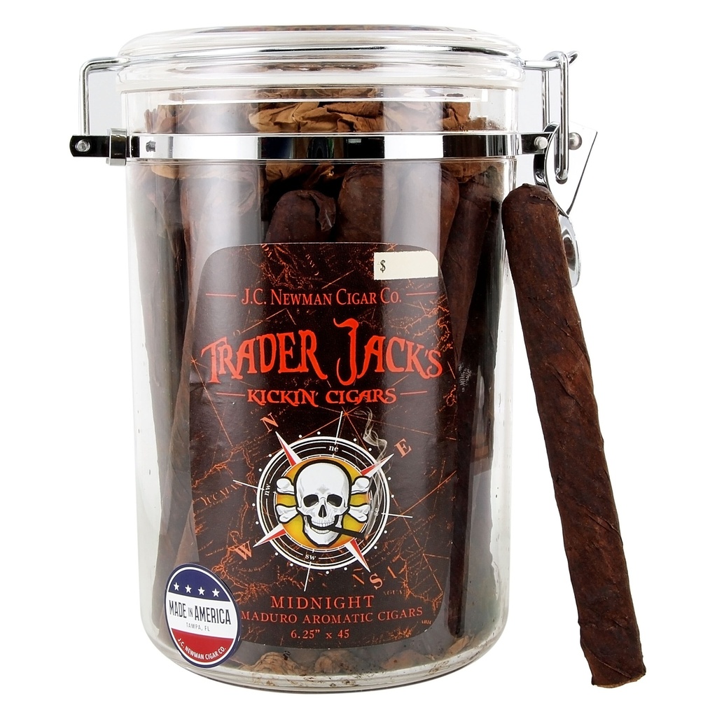 Trader Jack's Kickin' Cigars Midnight 6"1/4 * 45