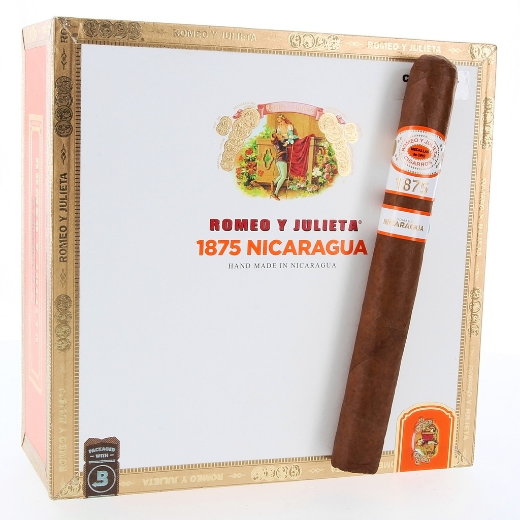 Romeo y Julieta 1875 Nicaragua Churchill 7" * 52