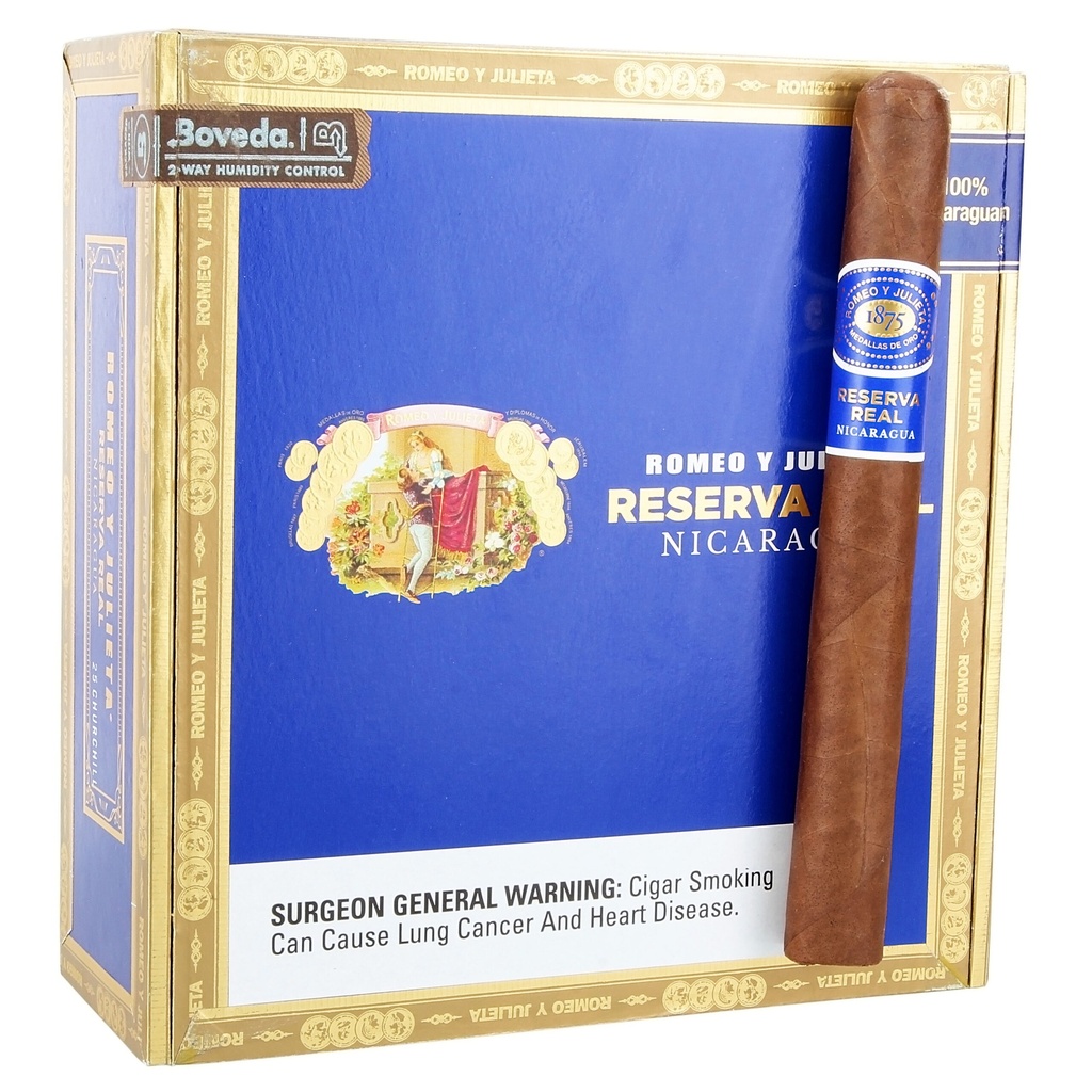 Romeo y Julieta Reserva Real Nicaragua Churchill 7" * 50