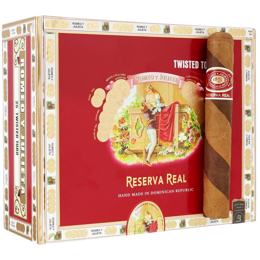 Romeo y Julieta Reserva Real Twisted Toro 6" * 54