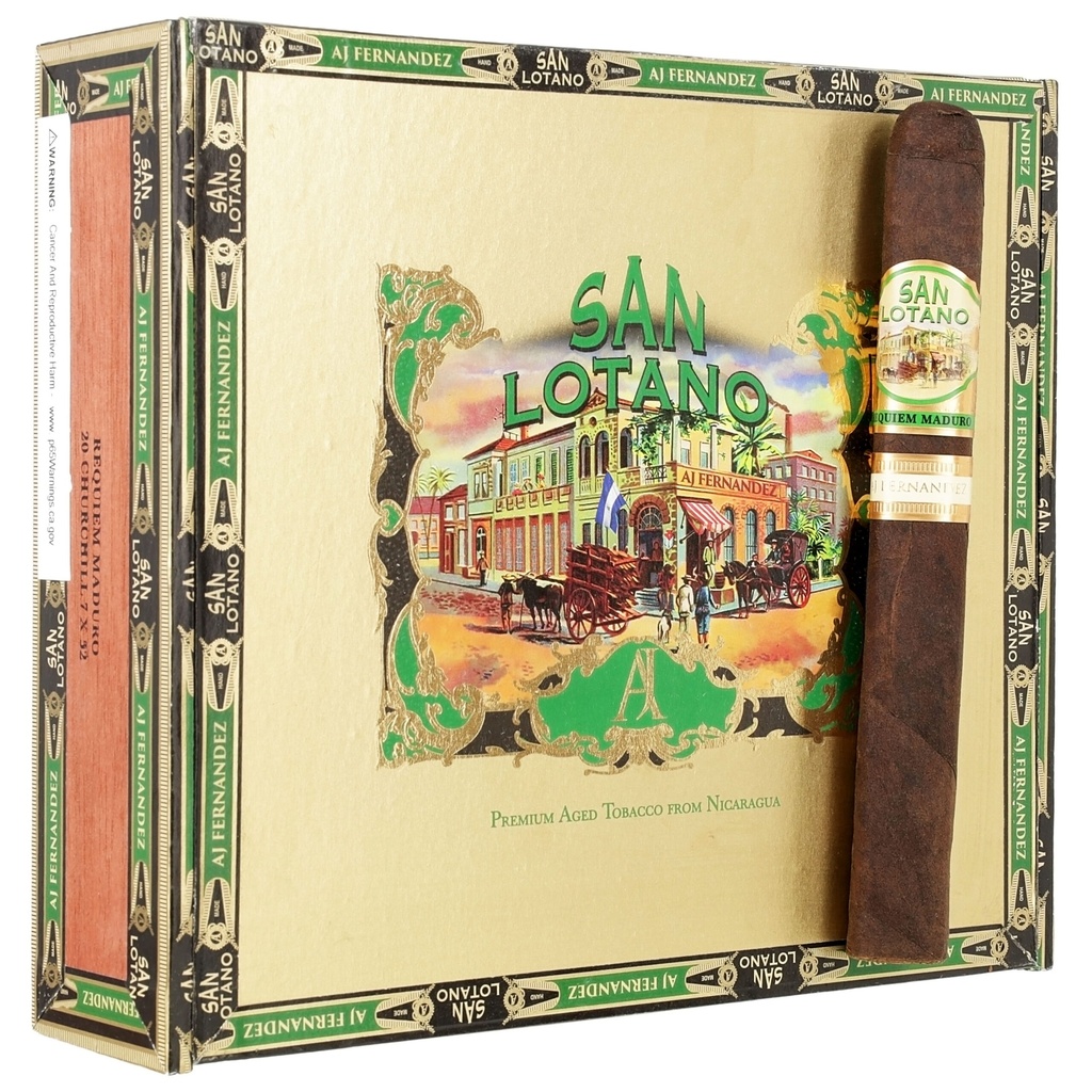 San Lotano Requiem Maduro Churchill 7" * 52