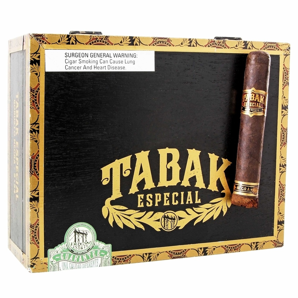 Tabak Especial Robusto Negra 5" * 54