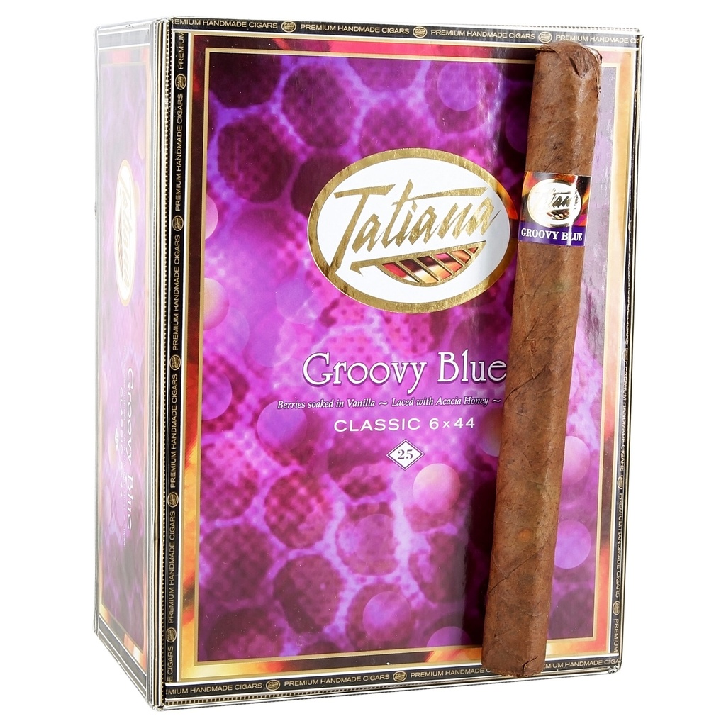 Tatiana Groovy Blue Classic Corona 6" * 44