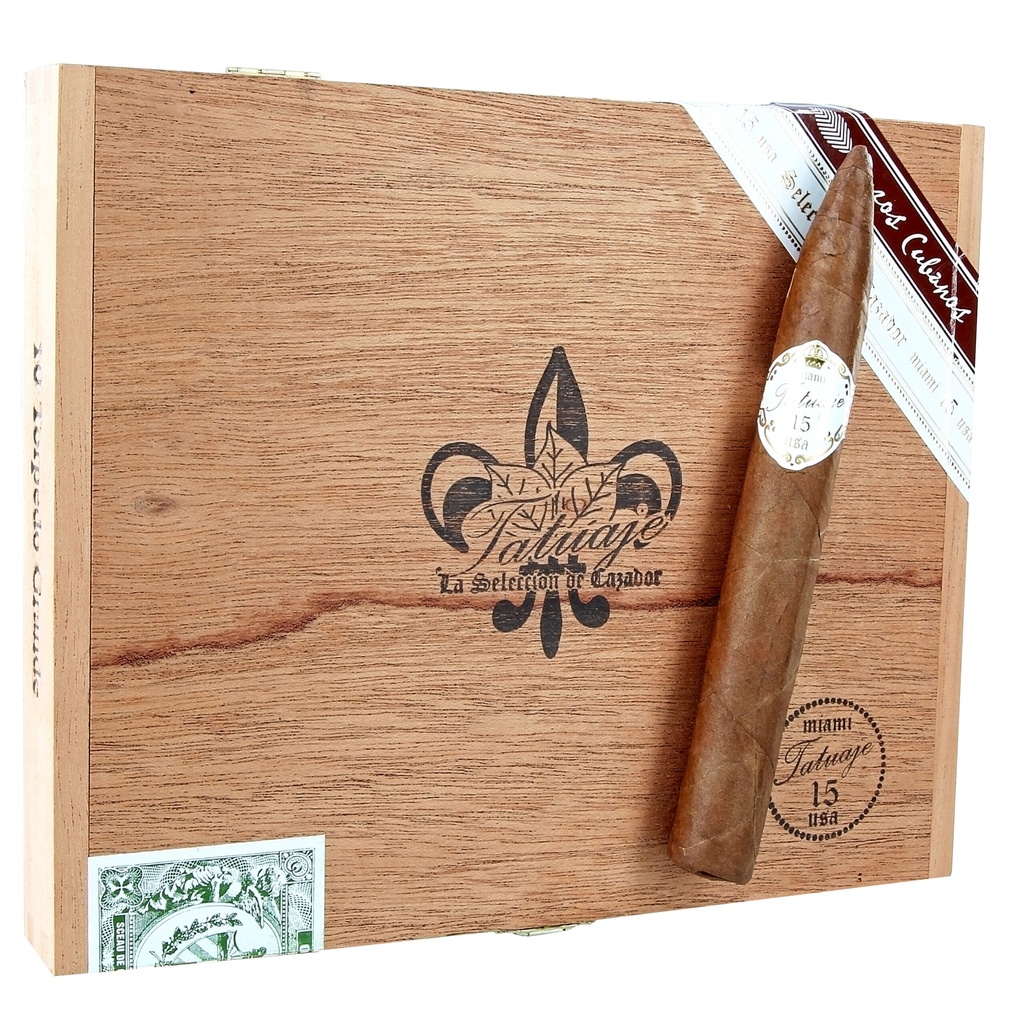 Tatuaje Miami 15th Torpedo Grande Claro 6"1/2 * 52