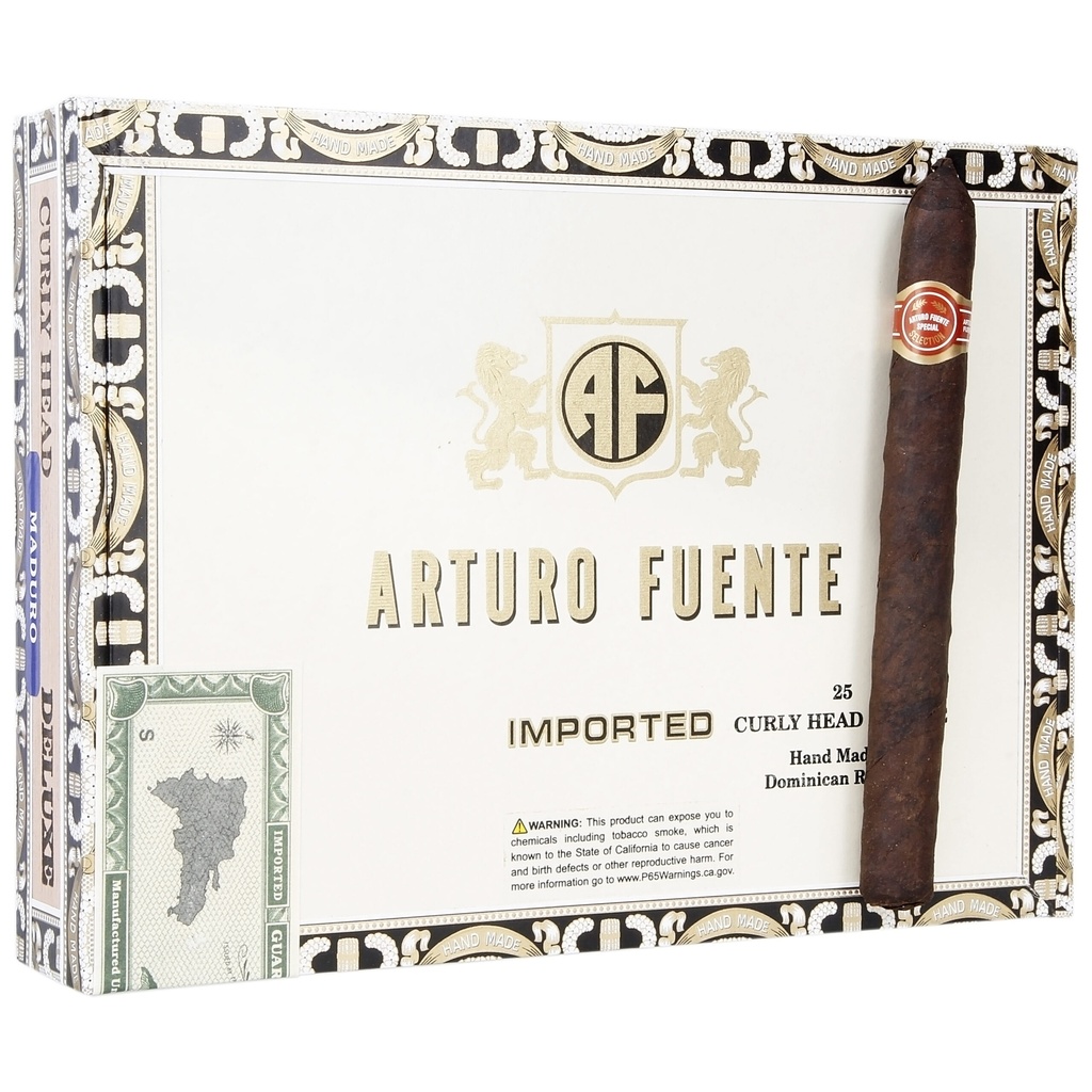 Arturo Fuente Maduro Curly Head Deluxe 6"1/2 * 43