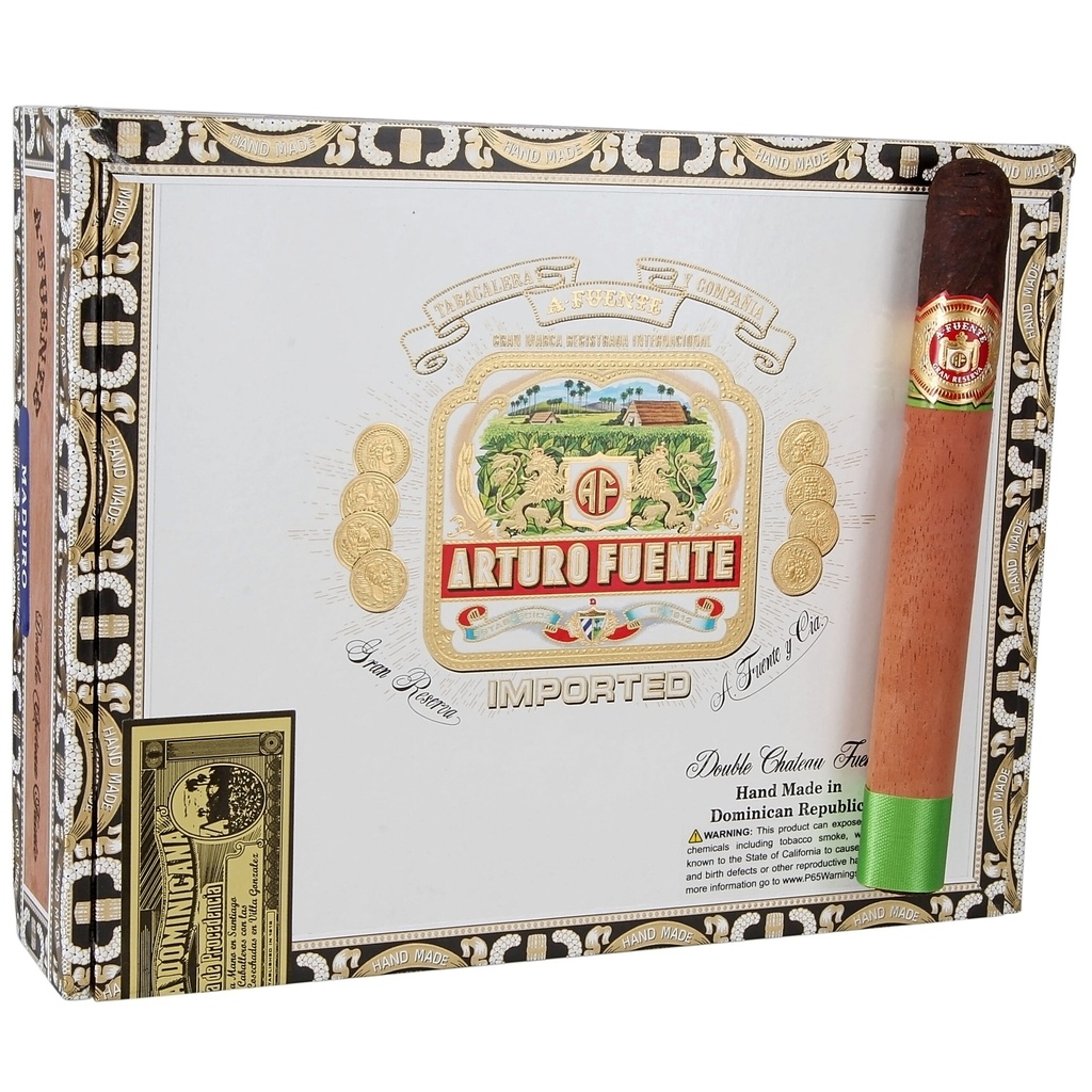 Arturo Fuente Maduro Double Chateau Fuente 6"3/4 * 50