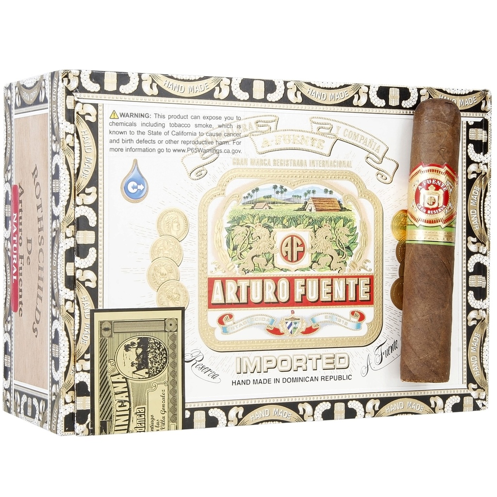 Arturo Fuente Natural Rothschild 4"1/2 * 50