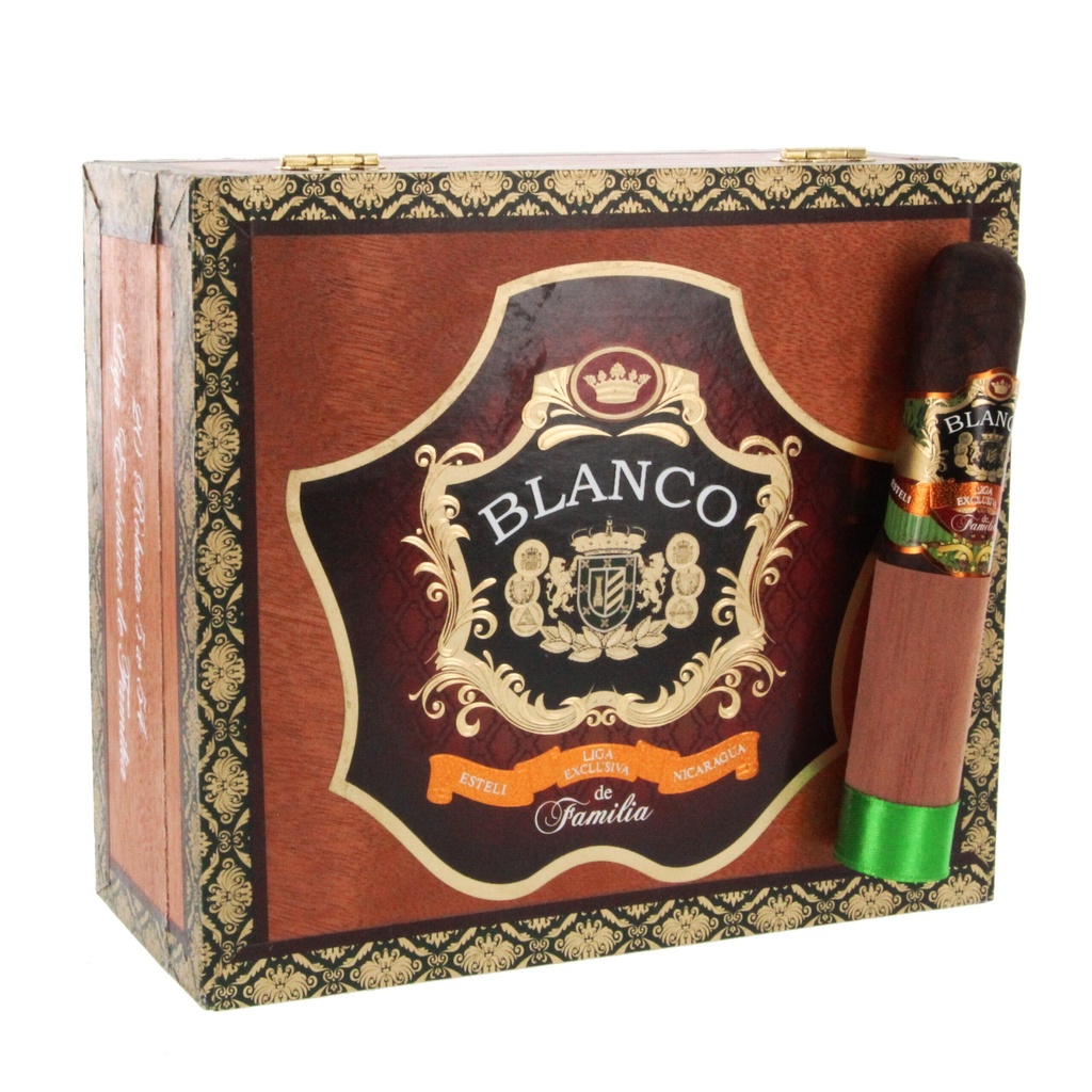 Blanco Liga Exclusiva de Familia Maduro Robusto 5" * 54