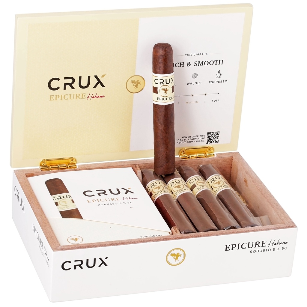 Crux Epicure Habano Robusto 5" * 50