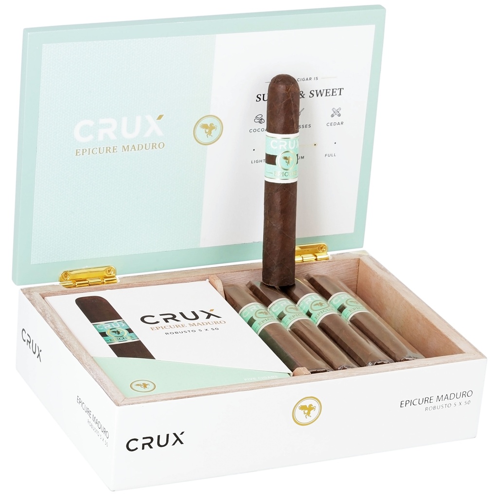 Crux Epicure Maduro Robusto Extra 5"3/4 * 54