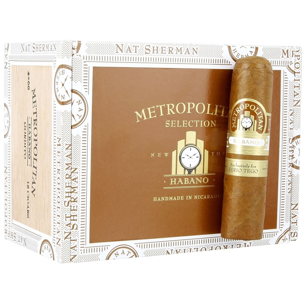 Ferio Tego Metropolitan Habano Gordito 4" * 60