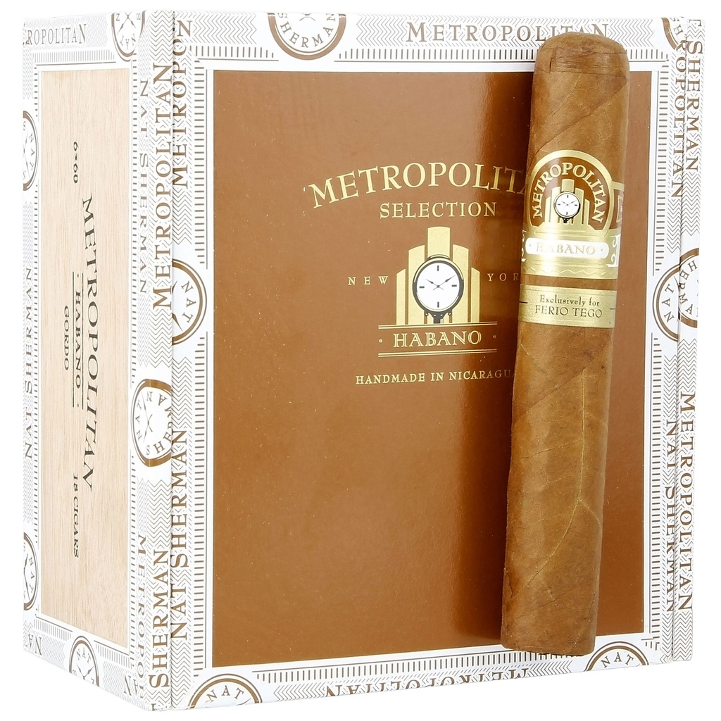 Ferio Tego Metropolitan Habano Gordo 6" * 60