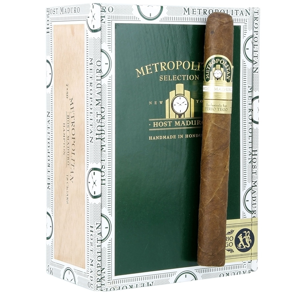 Ferio Tego Metropolitan Host Maduro Hampton 7" * 50