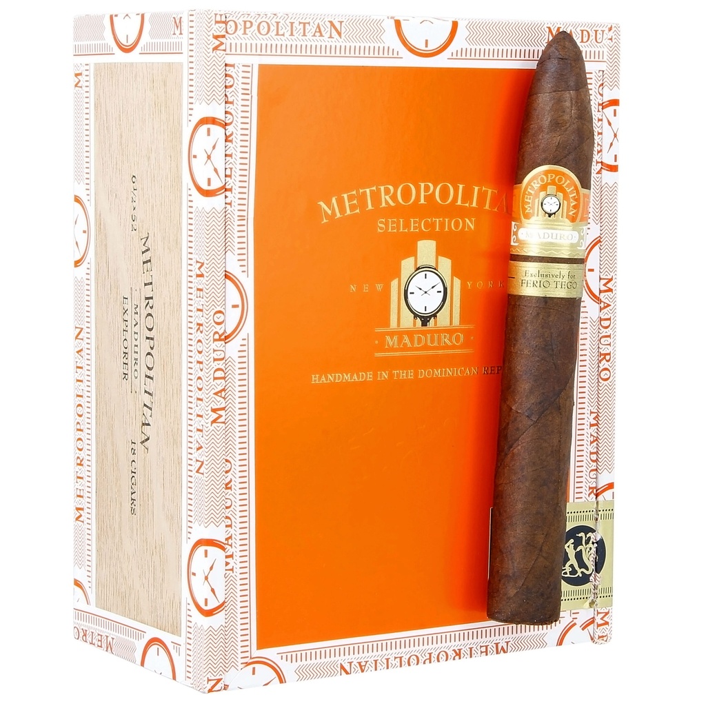 Ferio Tego Metropolitan Maduro Explorer 6"1/2 * 52