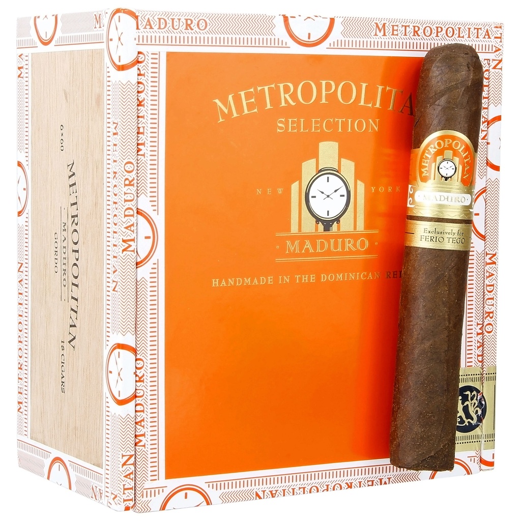 Ferio Tego Metropolitan Maduro Gordo 6" * 60