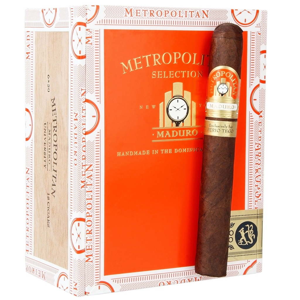 Ferio Tego Metropolitan Maduro University 6" * 50