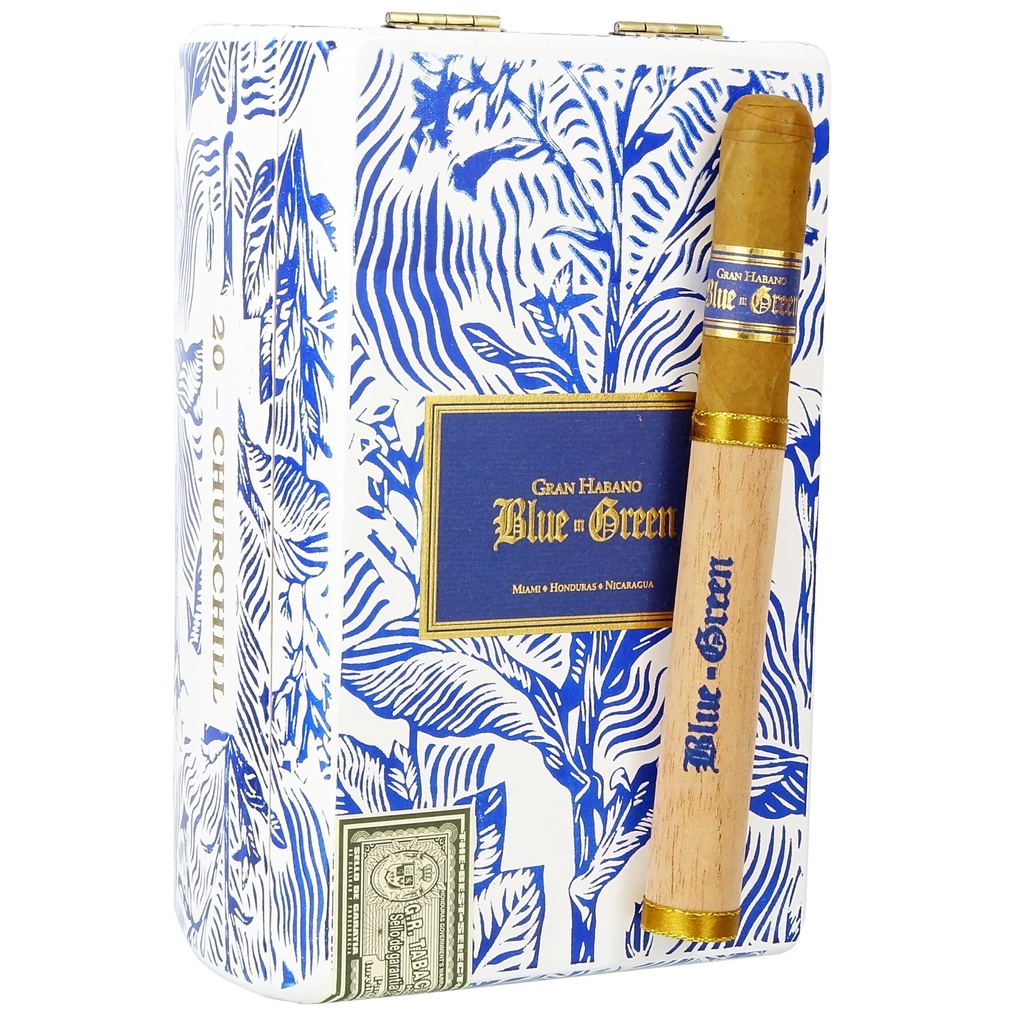 Gran Habano Blue in Green Churchill 7" * 48