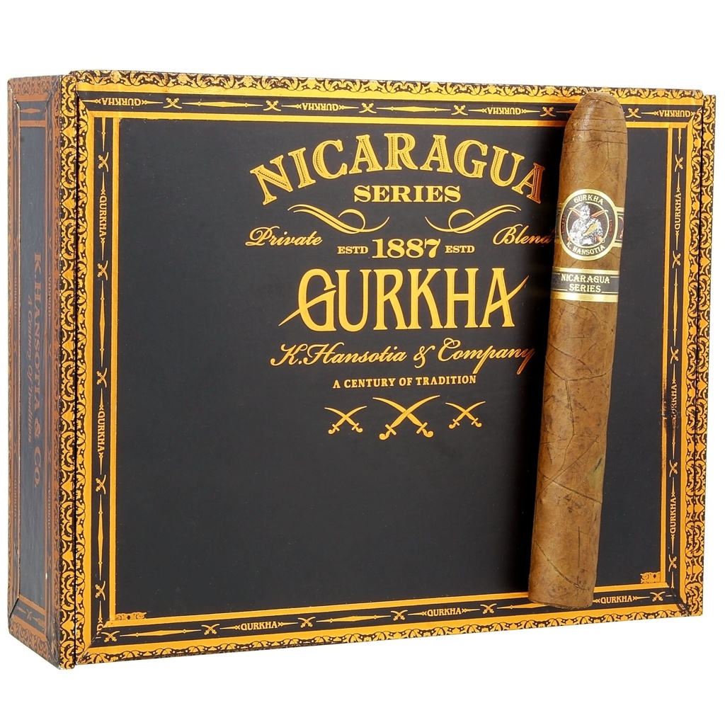 Gurkha Nicaragua Series Belicoso 6"1/8 * 52