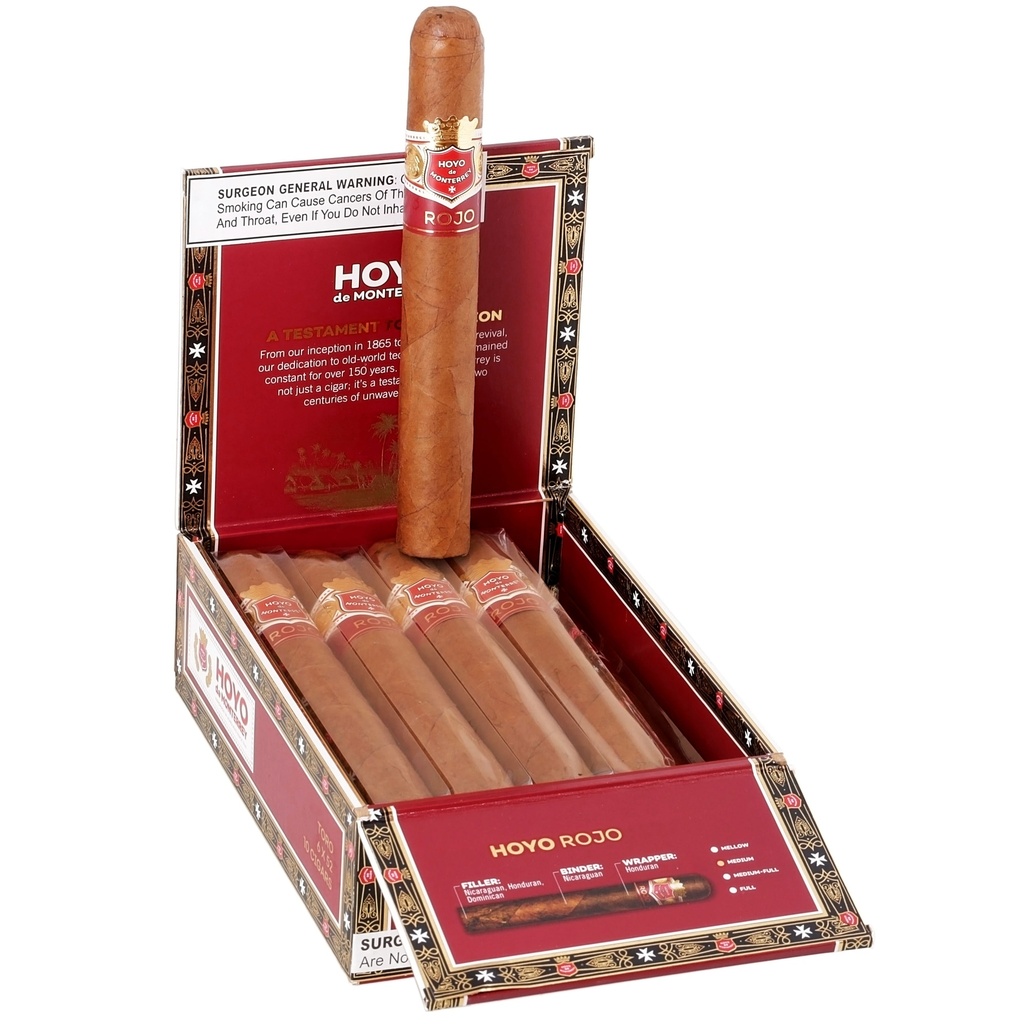 Hoyo de Monterrey Rojo Toro 6" * 52