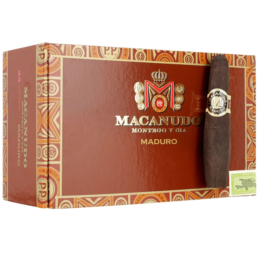 Macanudo Maduro Diplomat 4"1/2 * 38/60/44