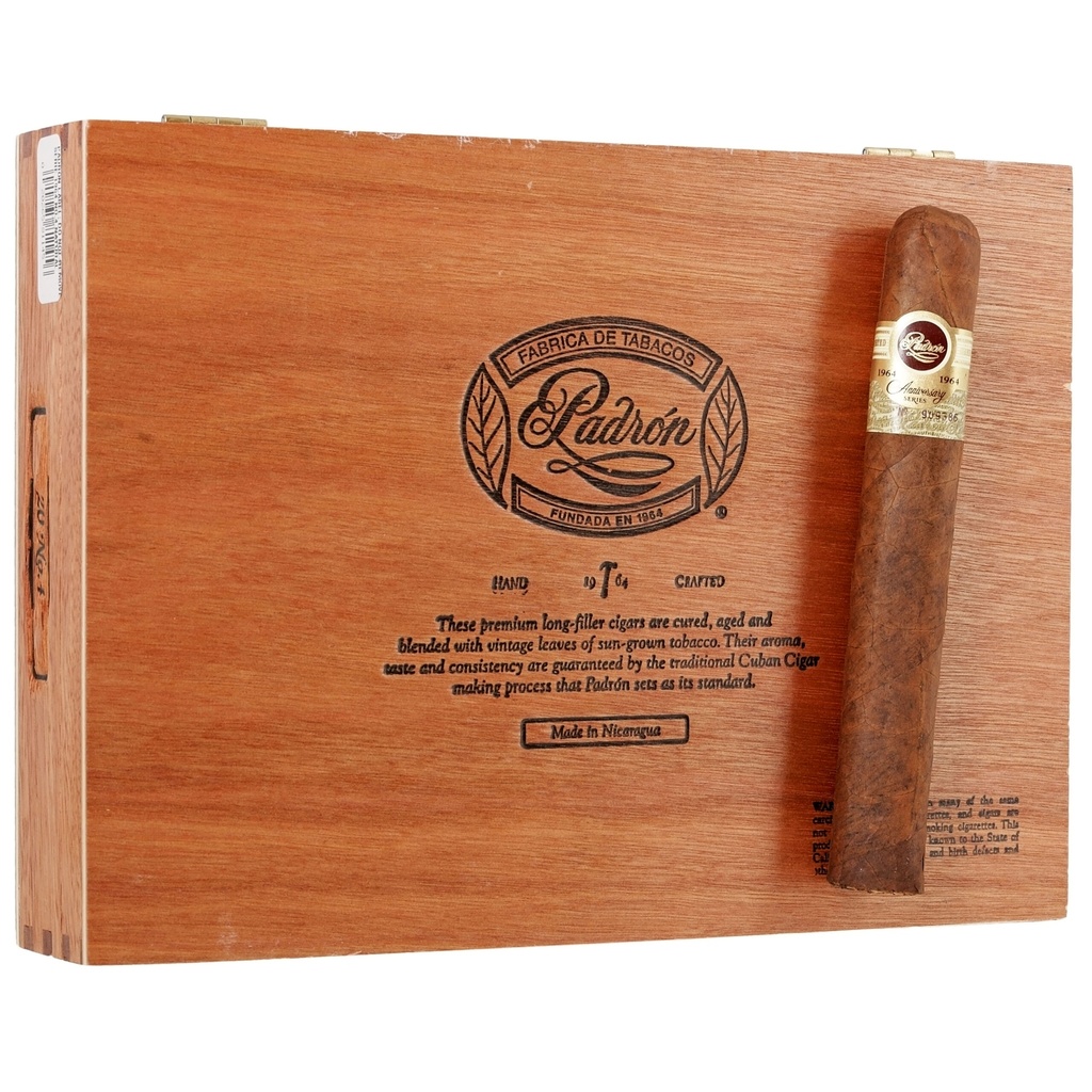 Padron 1964 Anniversary No. 4 Natural 6"1/2 * 60