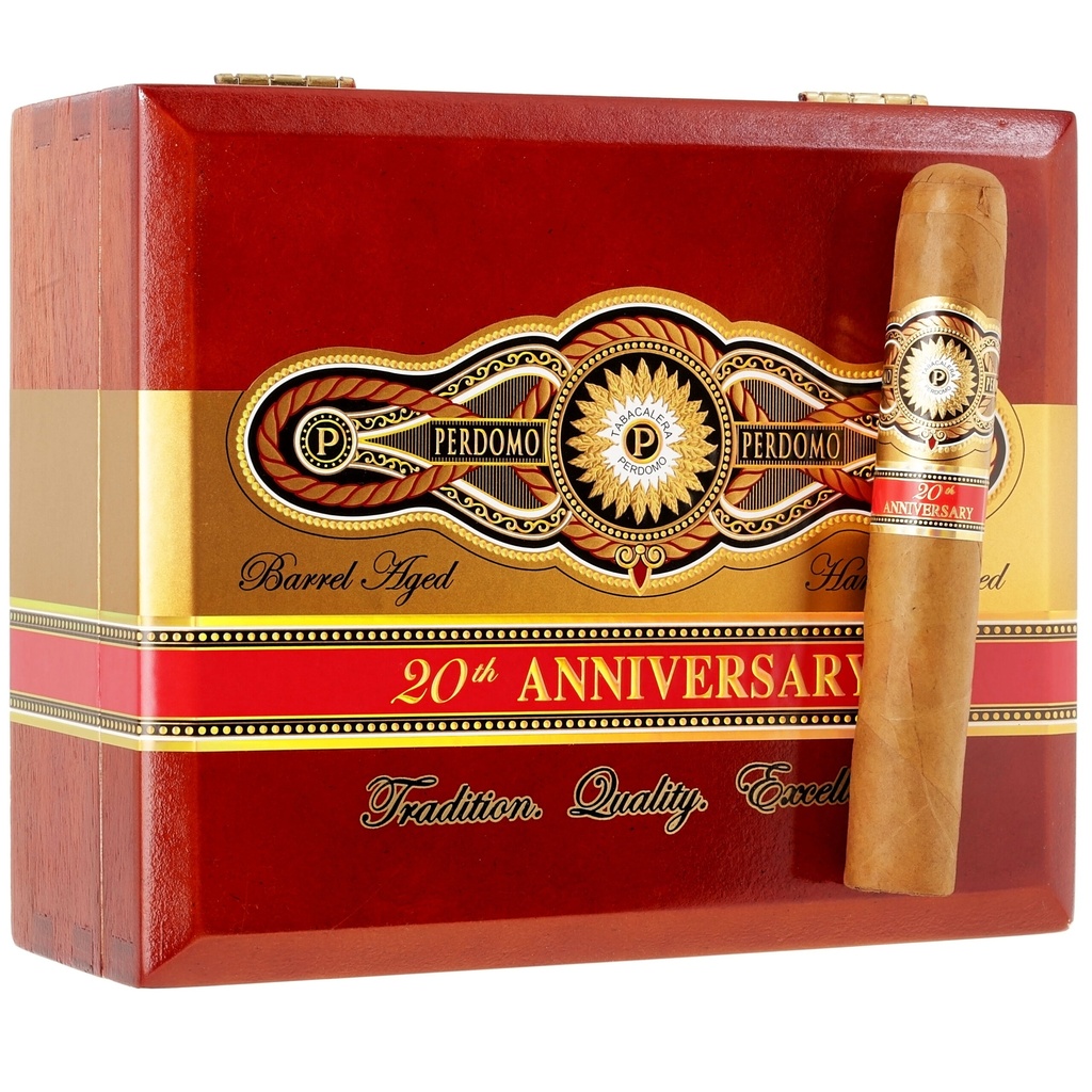 Perdomo 20th Anniversary Connecticut Gordo 6" * 60