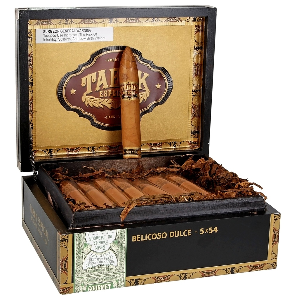 Tabak Especial Belicoso Dulce 5" * 54