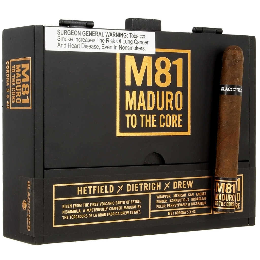 Blackened M81 Cigars by Drew Estate Corona 5" * 43