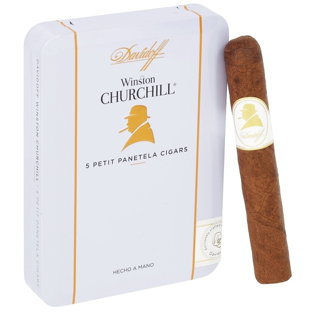 Davidoff Winston Churchill Petit Panetela 4" * 38, Pack of 5