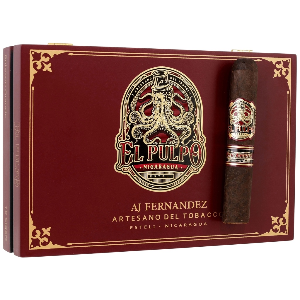 El Pulpo by Artesano del Tobacco Robusto Grande Box-Pressed 5" * 56