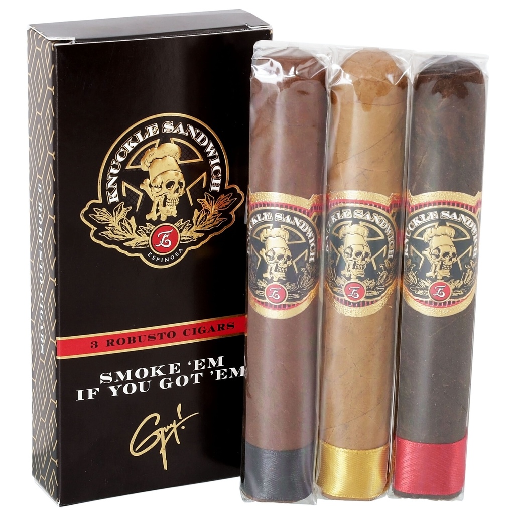 Espinosa Knuckle Sandwich Robusto 3-Cigar Sampler