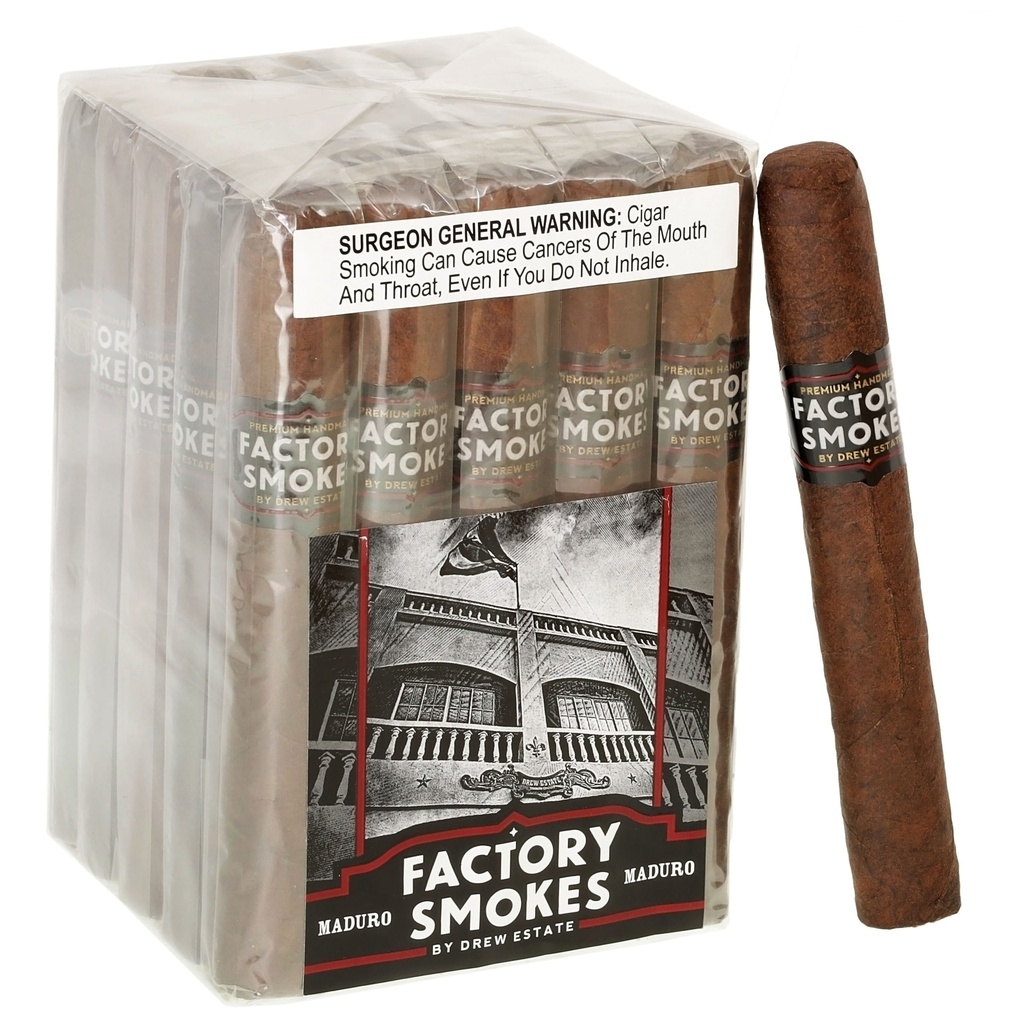 Factory Smokes Maduro Toro 6" * 52