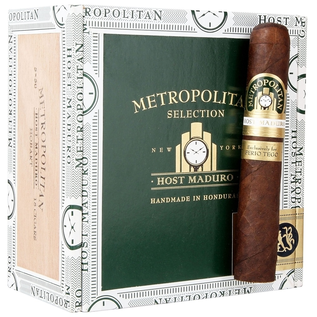 Ferio Tego Metropolitan Host Maduro Hobart 5" * 50