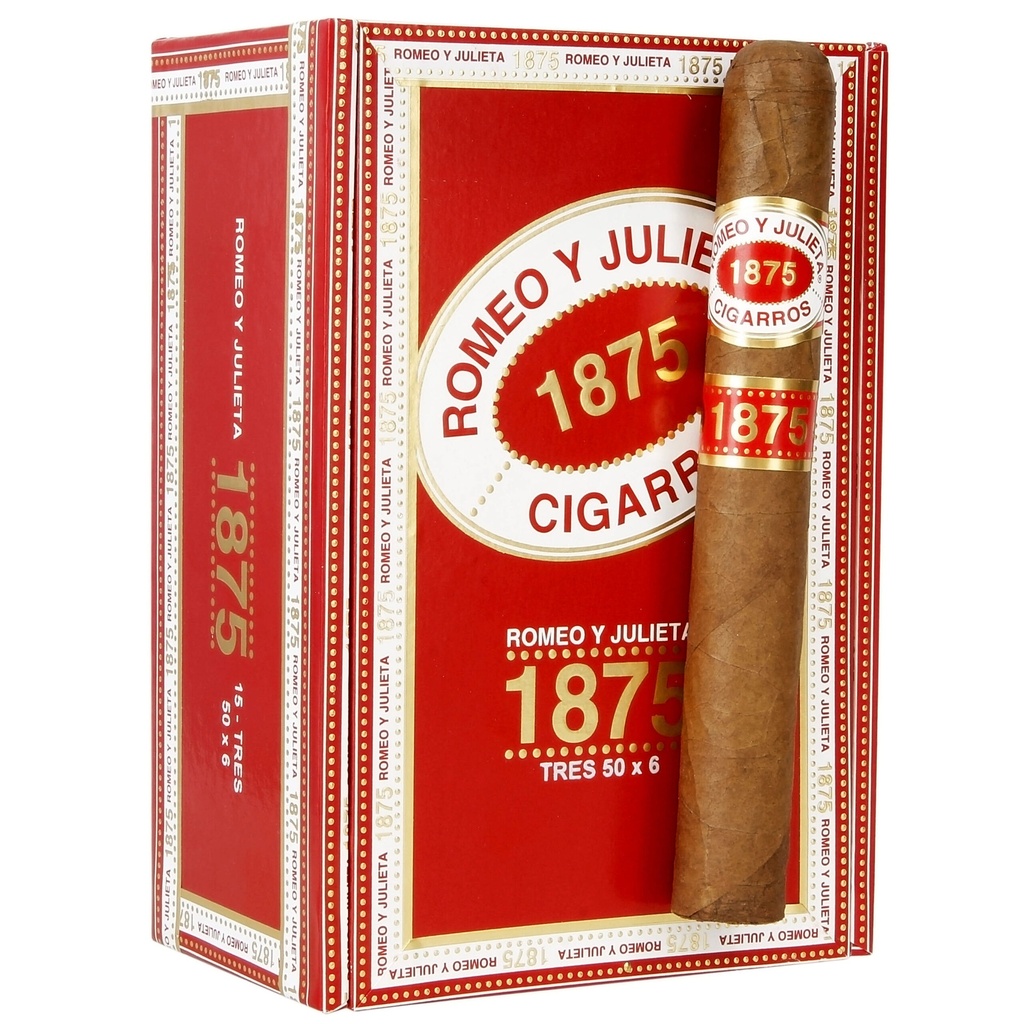 1875 By Romeo y Julieta Tres 6" * 50