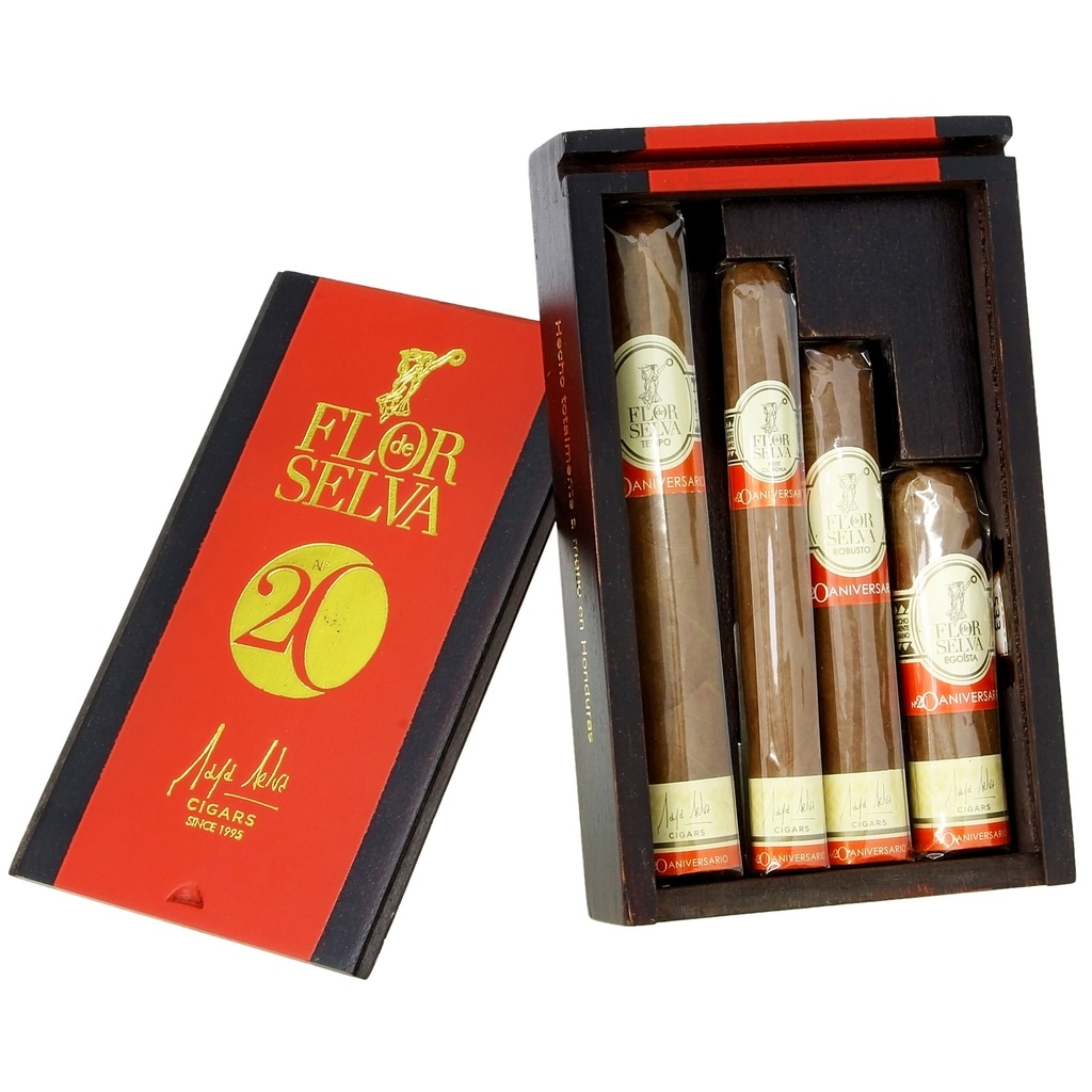 Flor de Selva No. 20 Petaca 4-Cigar Sampler