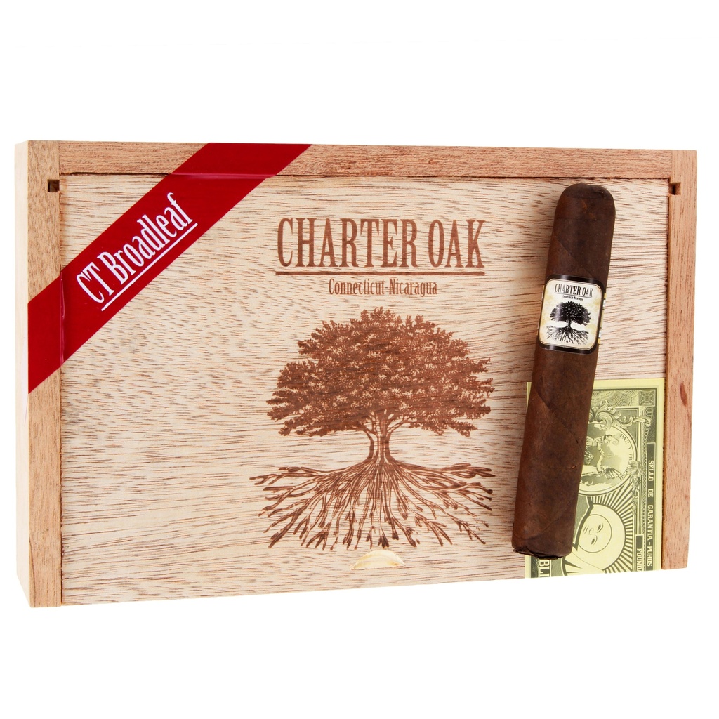 Foundation Charter Oak Maduro Rothschild 4"1/4 * 50