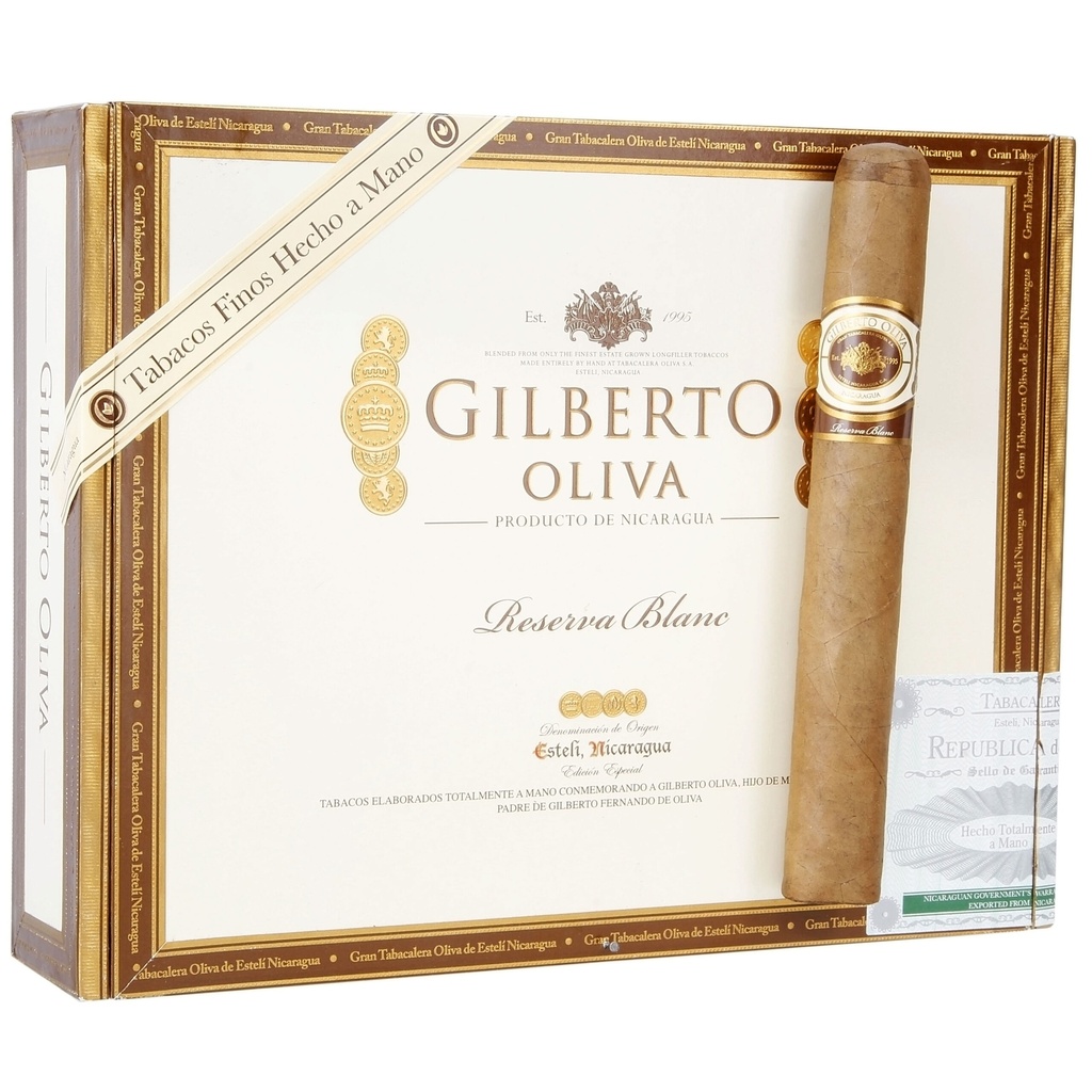 Gilberto Oliva Reserva Blanc Toro 6" * 50