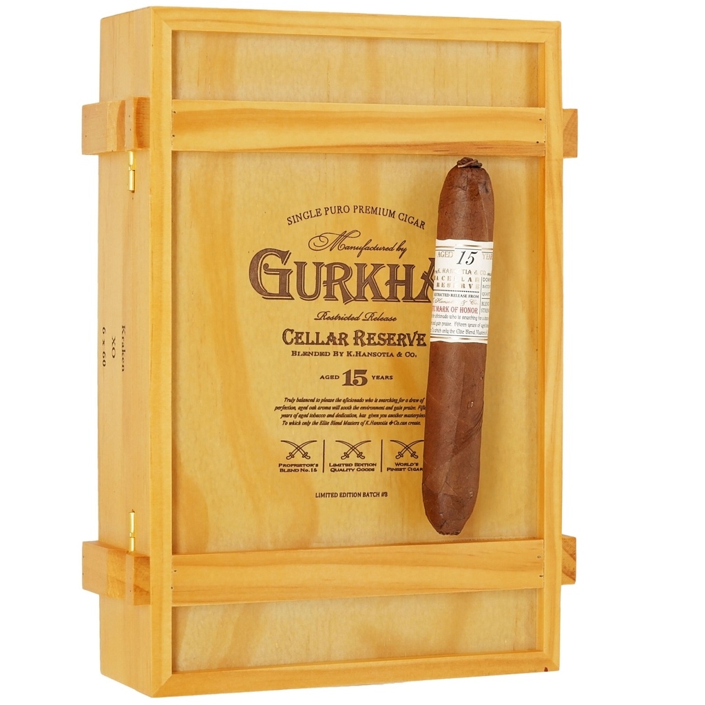 Gurkha Cellar Reserve 15 Years Kraken 6" * 60