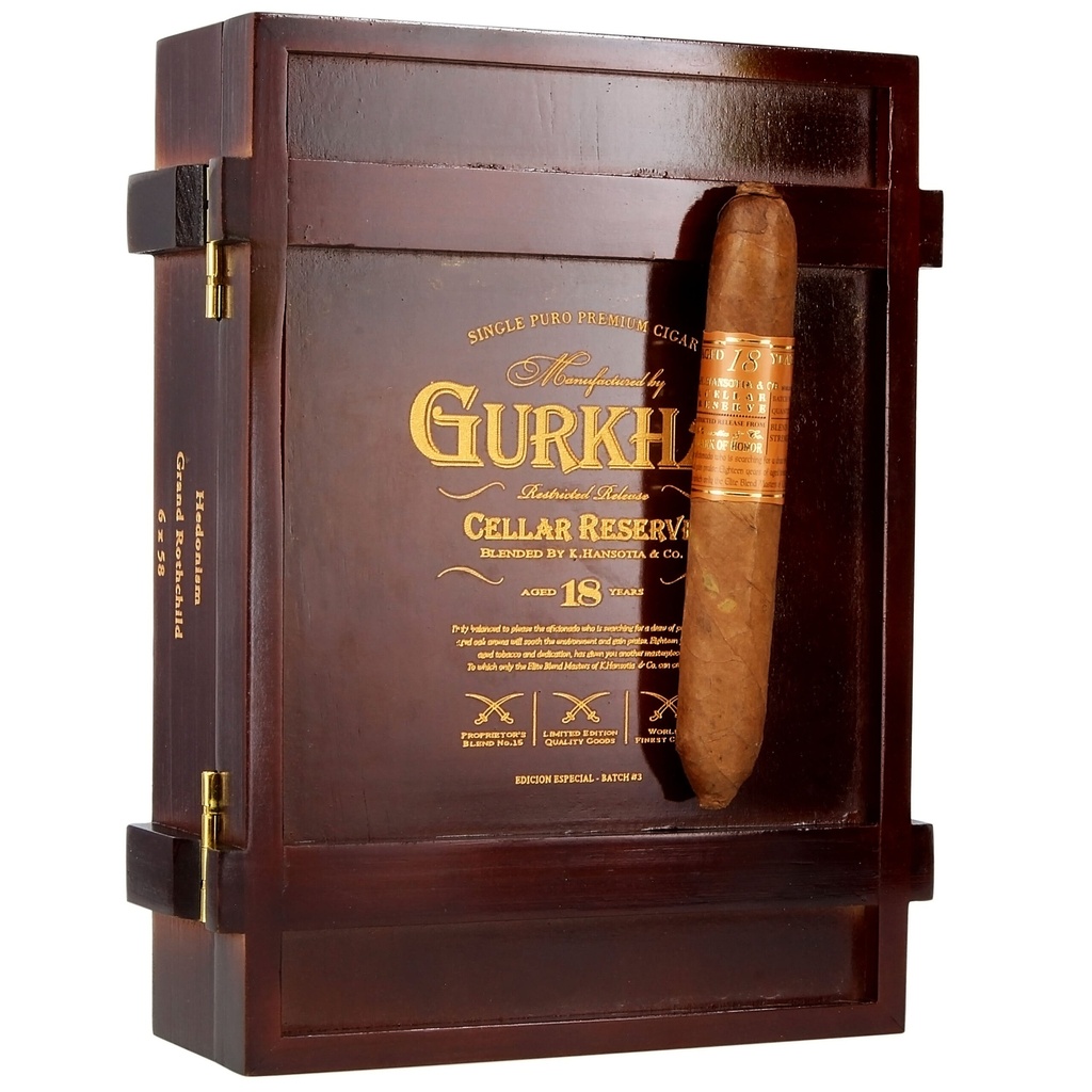 Gurkha Cellar Reserve 18 Year Hedonism 6" * 58