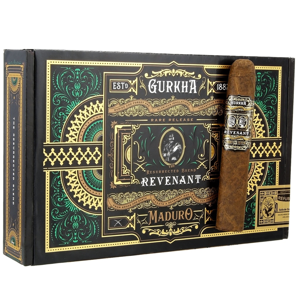 Gurkha Revenant Maduro Robusto 5" * 50