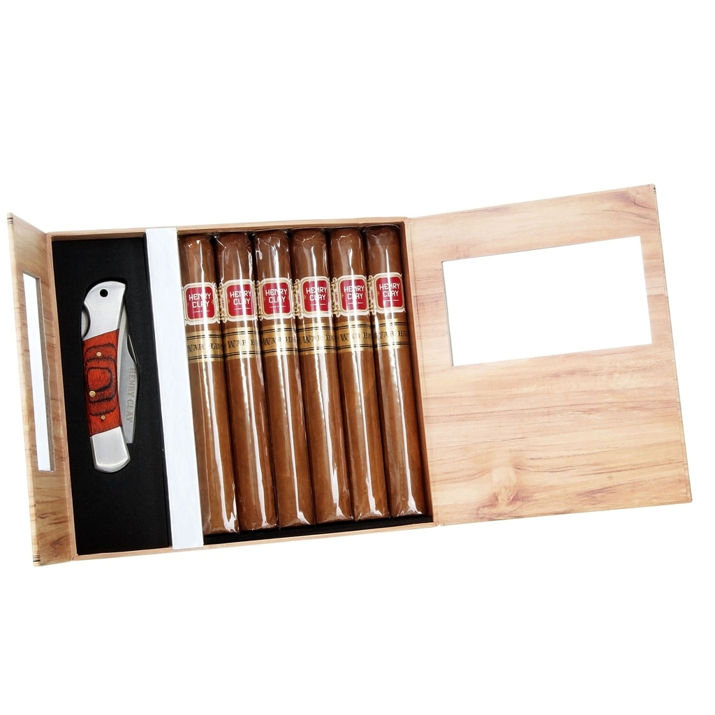 Henry Clay War Hawk Toro 6-Cigar Sampler with Knife