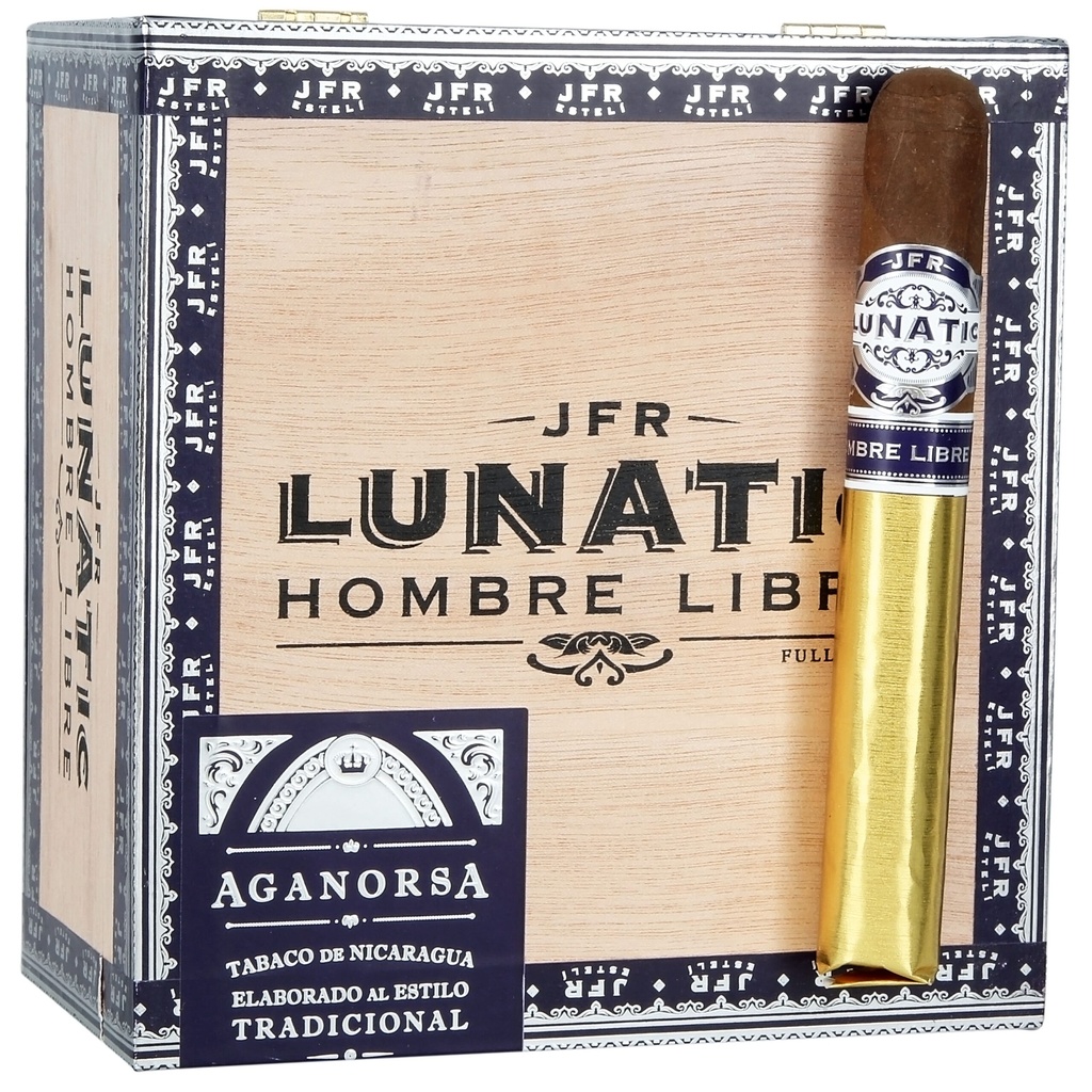 JFR Lunatic Habano Hombre Libre 6" * 54