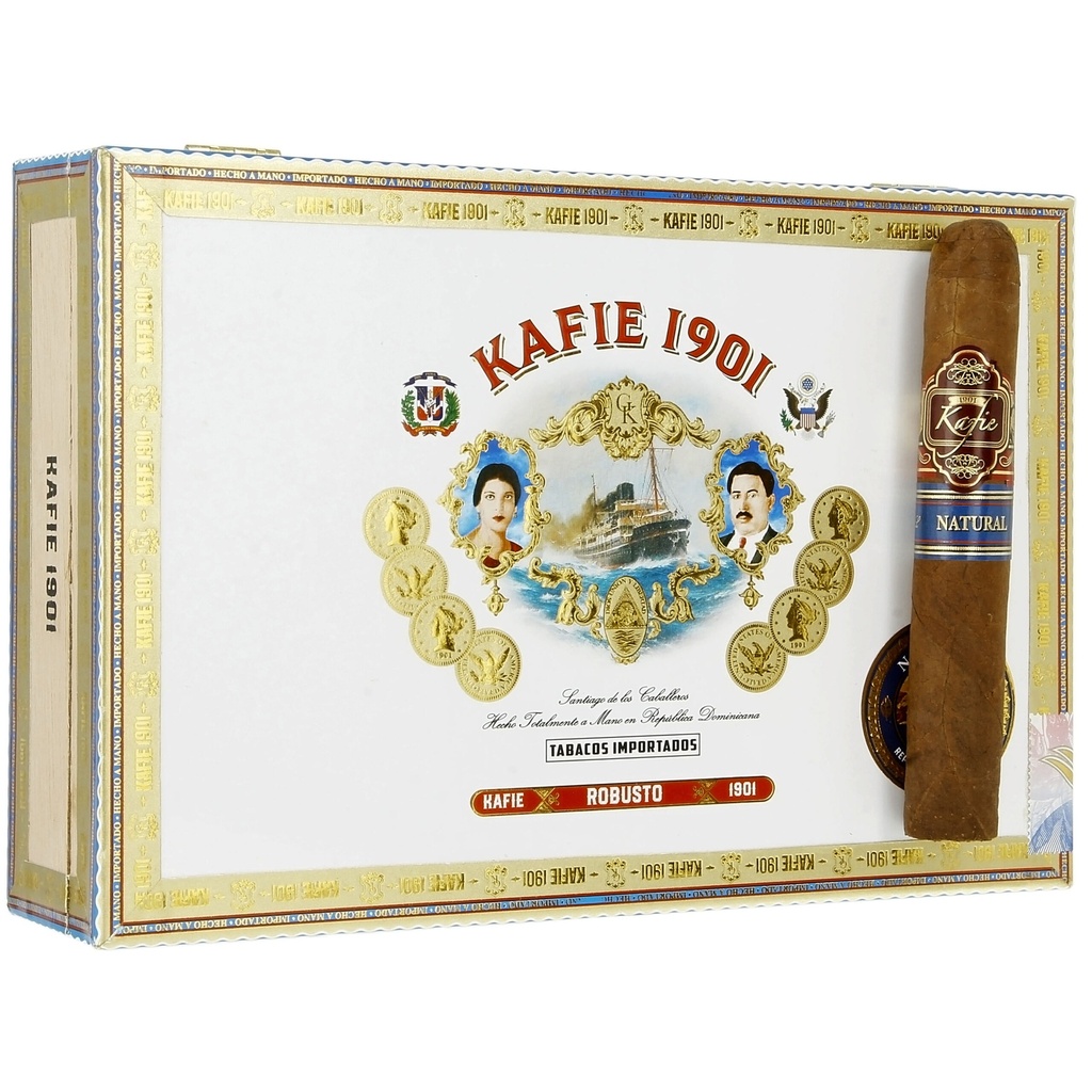 Kafie 1901 Serie L Natural Robusto 5" * 50