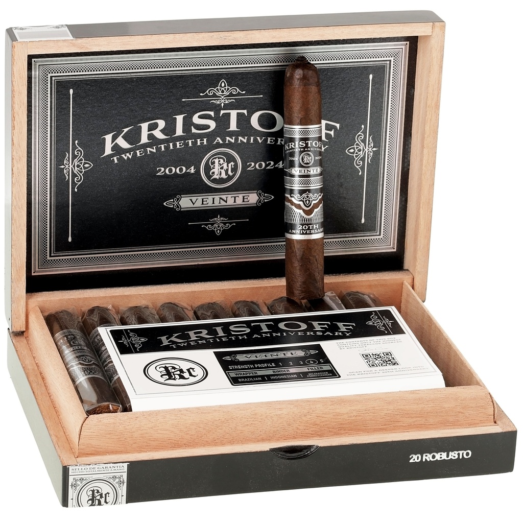 Kristoff Veinte 20th Anniversary Robusto 5" * 50