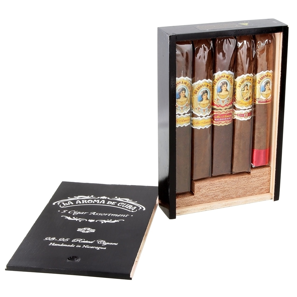 La Aroma de Cuba 93-95 Rated Assortment, 5-Cigar Sampler