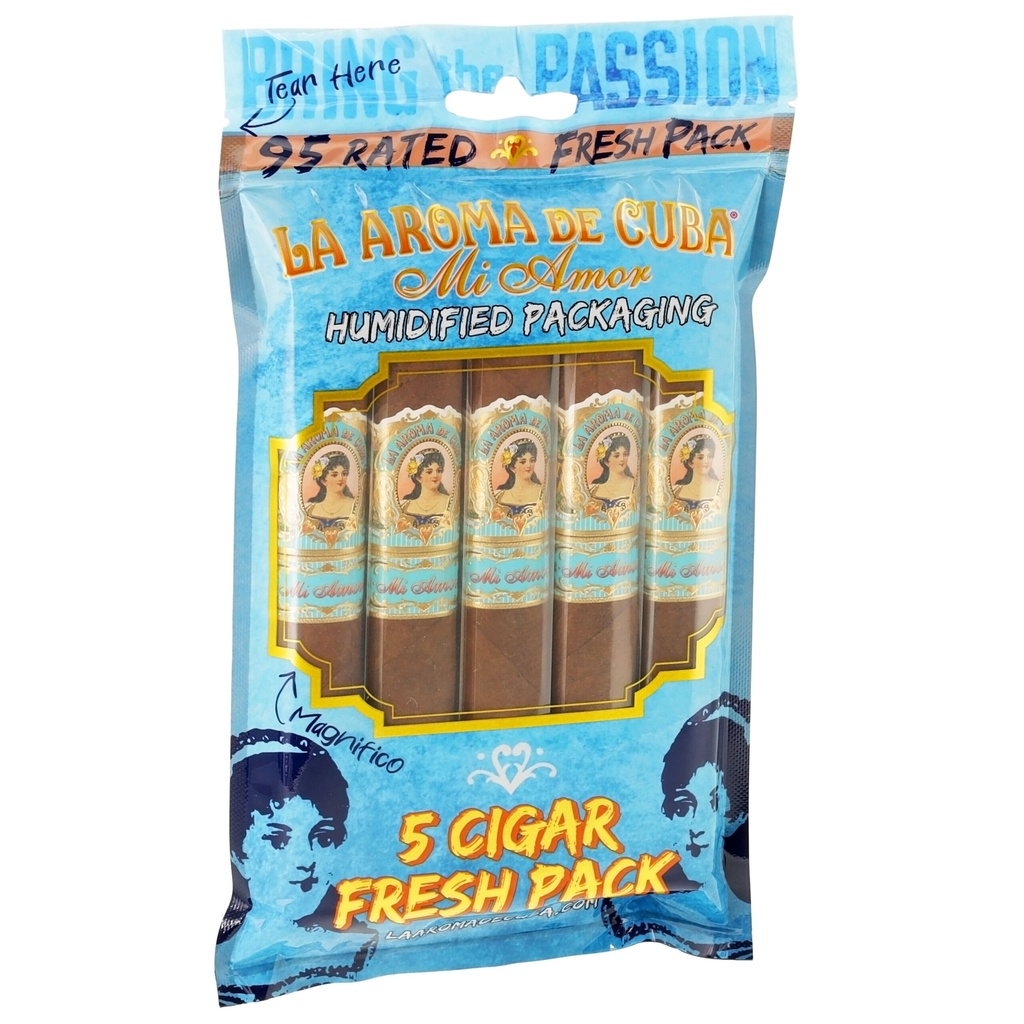 La Aroma de Cuba Mi Amor Magnifico Fresh Pack 5-Cigar Sampler